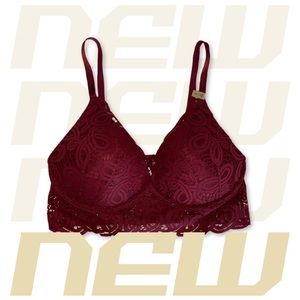 Pink by Victoria secrets lace wireless push-up bra